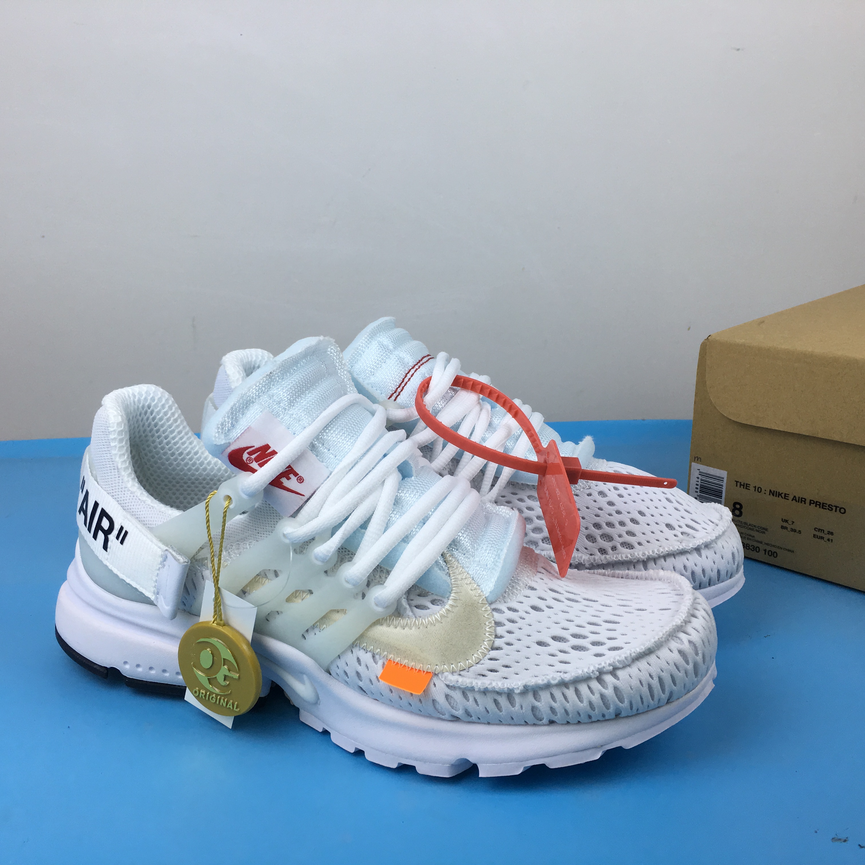 OFF-WHITE x Nike Air Presto OW 2.0 White Shoes - Click Image to Close